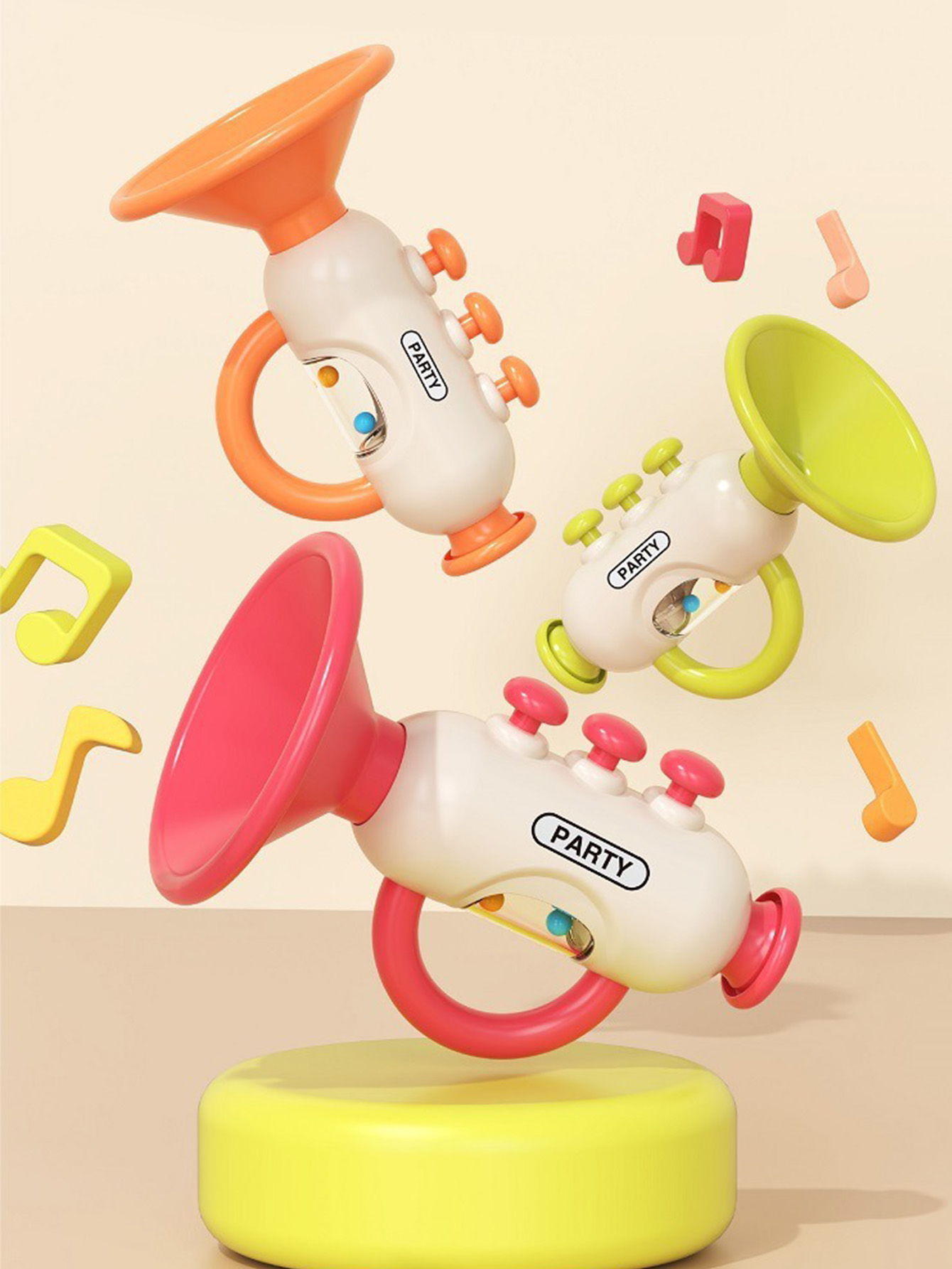 Musical Instrument Fagot - Kinder-Trompetenspielzeug, Lern- und Übungsinstrument, Reisespielzeug, Montessori-Frühförderung,