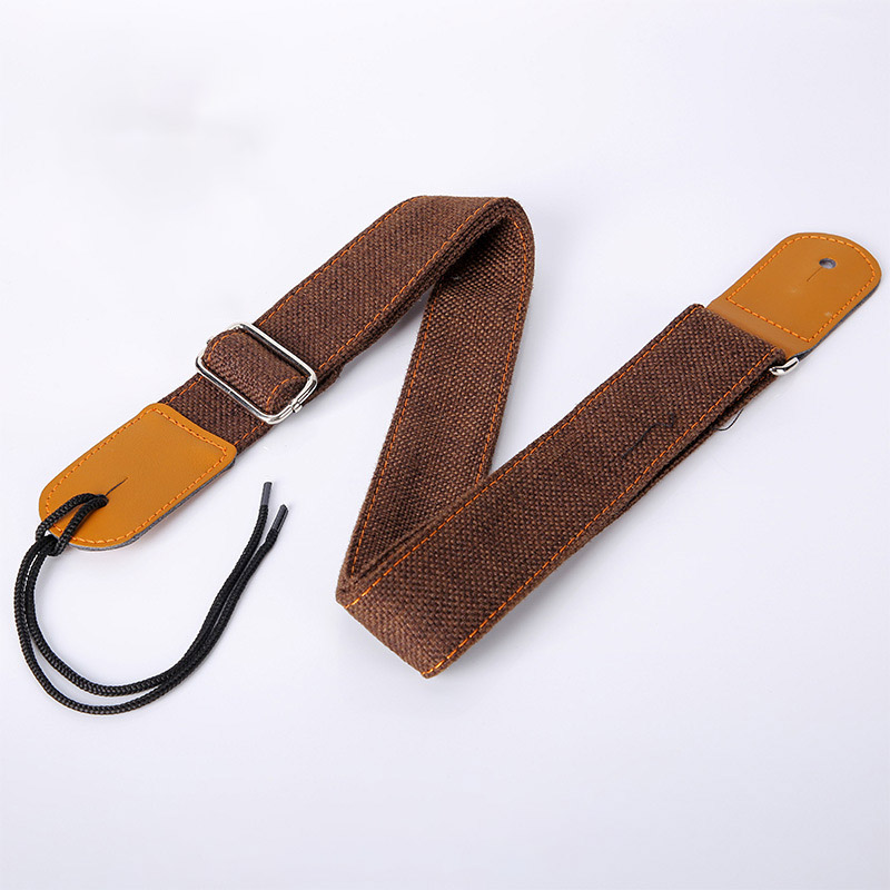 Musical Instrument Fagot - Verstellbarer Gitarren-/Ukulelengurt aus weichem Baumwollleder für