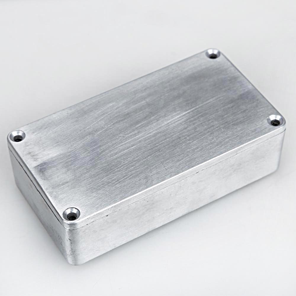 Musical Instrument Kit - 1590B Kabel-Stompbox-Gehäuse mit Schrauben, Aluminium-Gitarreneffektgehäuse, Ersatzhalter