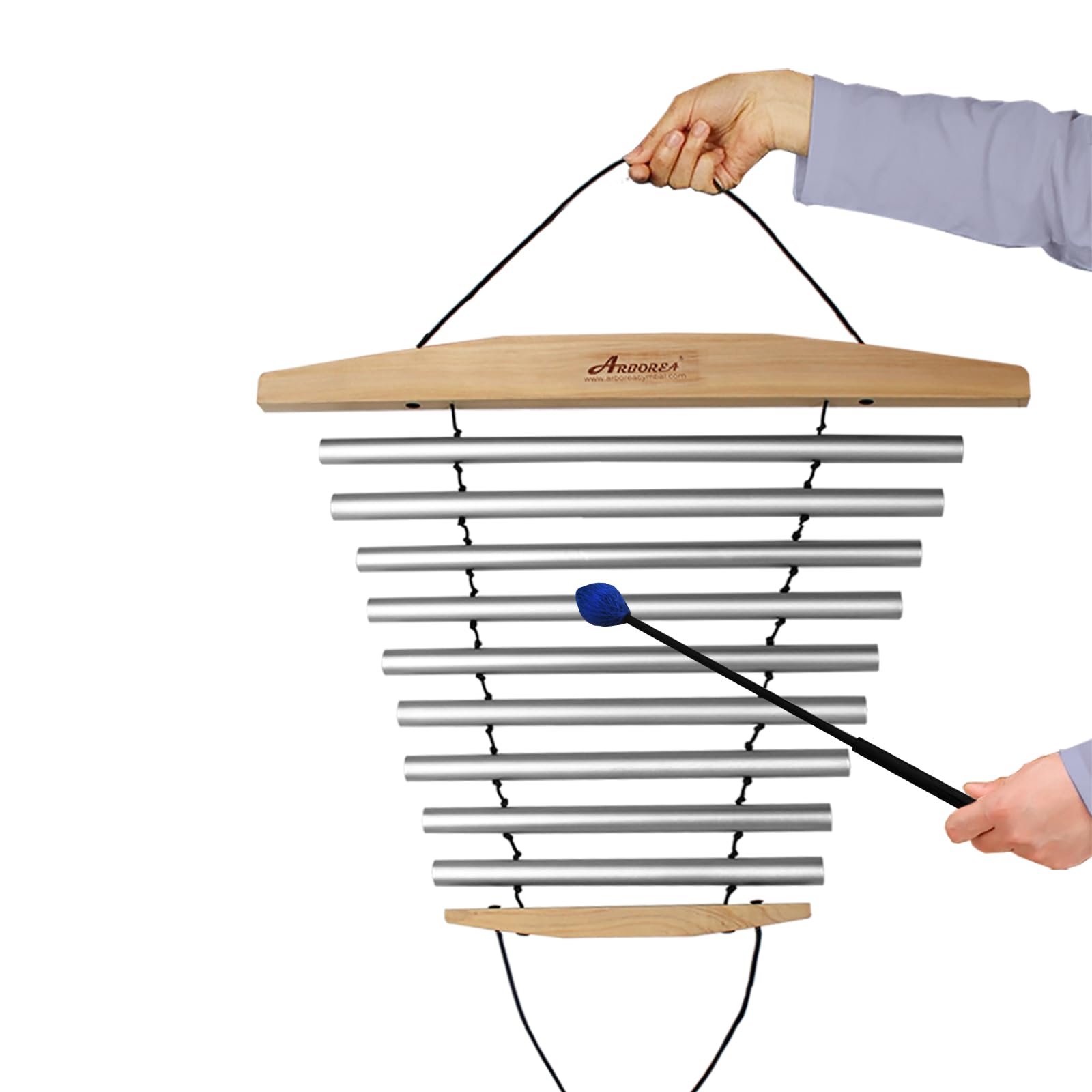 Musical Instrument Ringtone - Arborea Swinging Wind Chimes mit Stick-Klingeltönen,