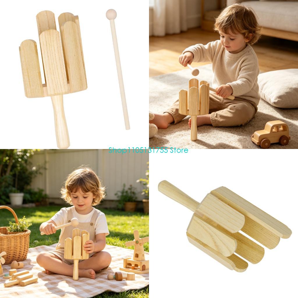 Musical Instrument For Toddlers - K0EF Abwechslungsreiches Rhythmus-Schlaginstrument aus Holz mit