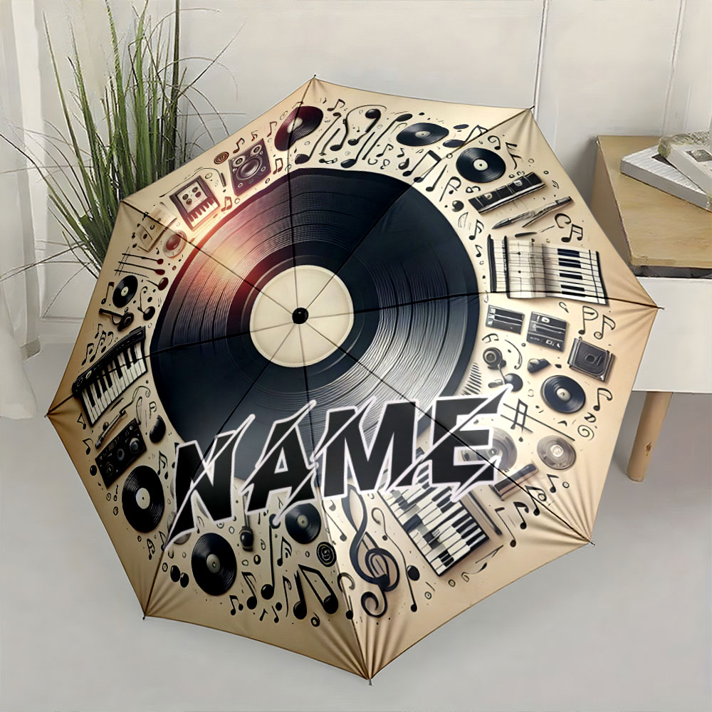 Personalisierter Regenschirm m – Musical Instrument And Name Bewertung und Preis