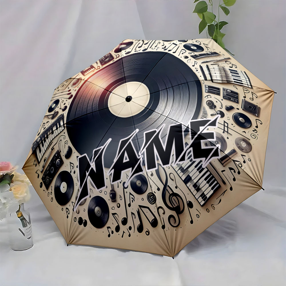 Personalisierter Regenschirm m – Musical Instrument And Name Bewertung und Preis