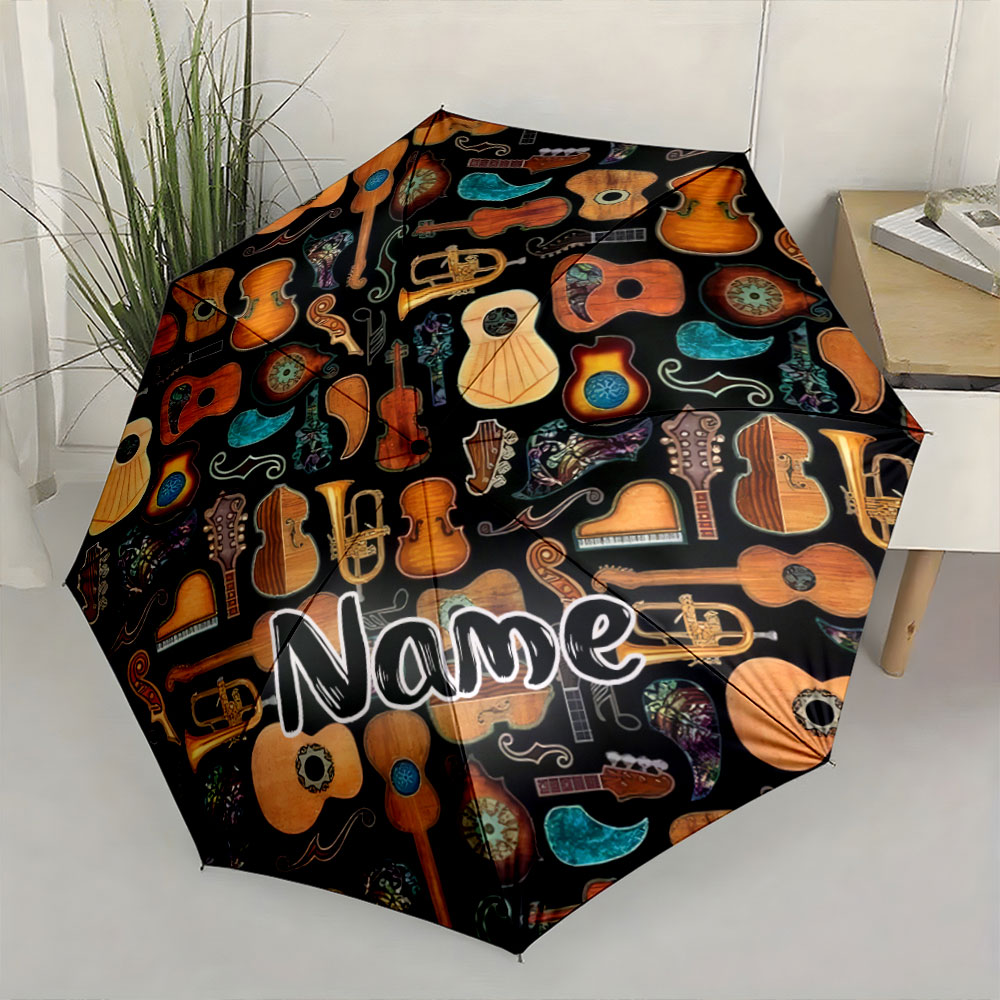 Personalisierter Regenschirm m – Musical Instrument And Name Bewertung und Preis