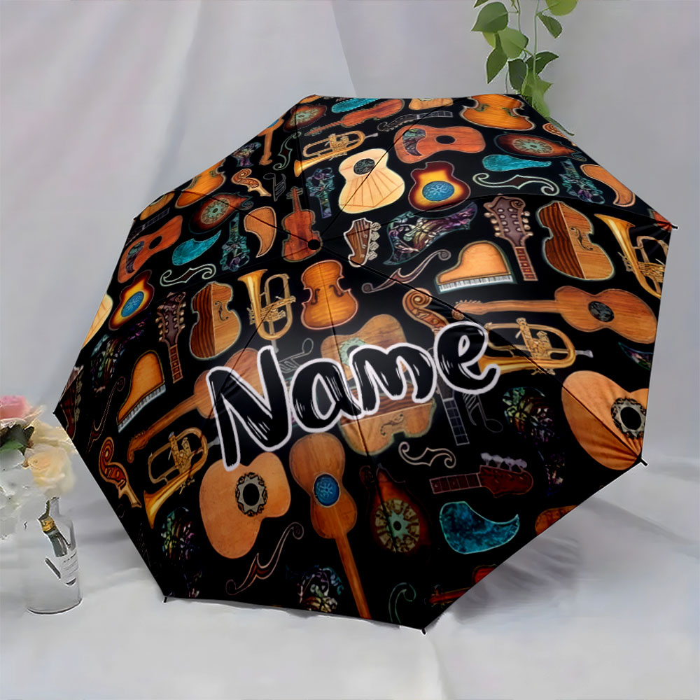 Personalisierter Regenschirm m – Musical Instrument And Name Bewertung und Preis