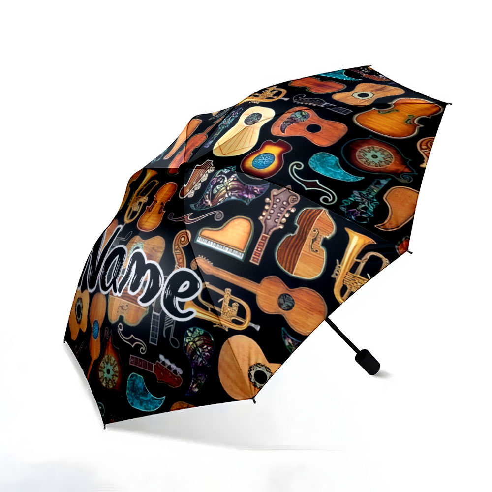 Personalisierter Regenschirm m – Musical Instrument And Name Bewertung und Preis