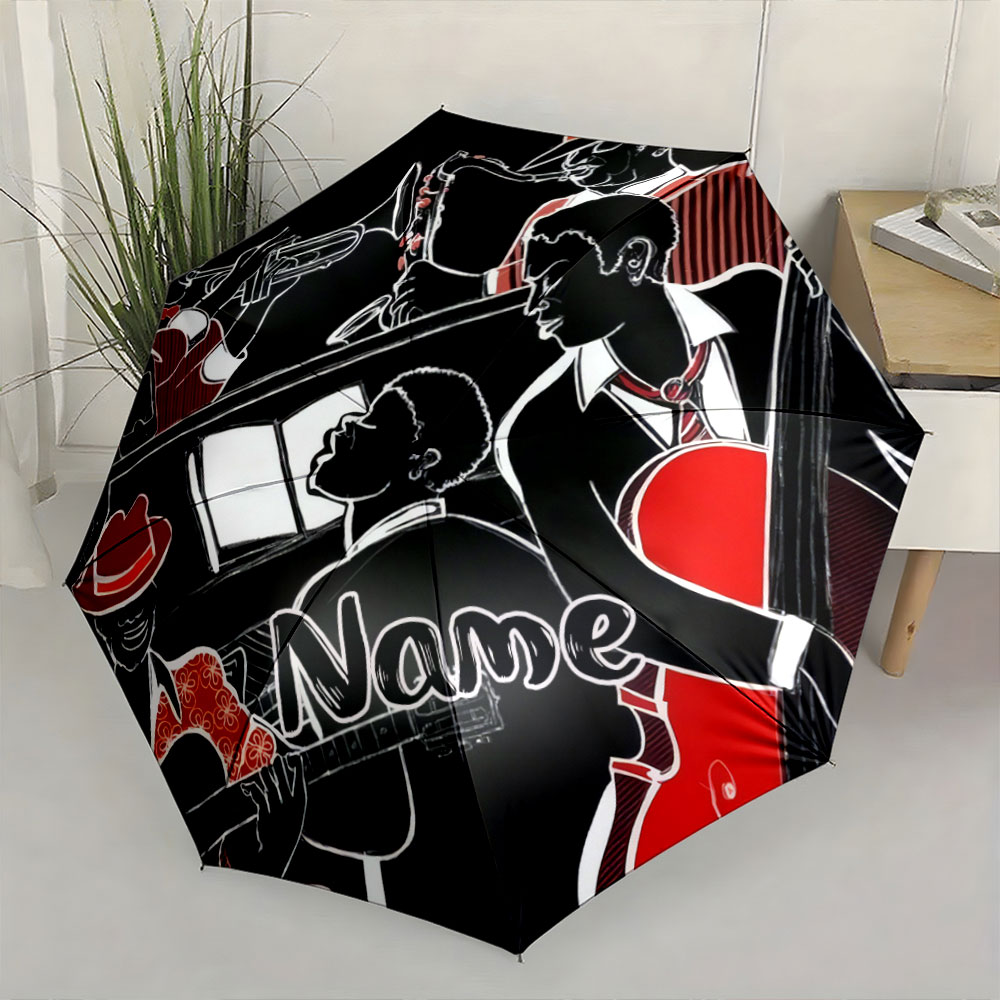 Personalisierter Regenschirm m – Musical Instrument And Name Bewertung und Preis