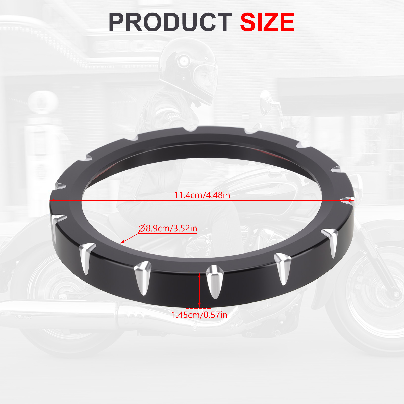 Motorrad-Tachometer-Zierringab – Musical Instrument Of India Bewertung und Preis