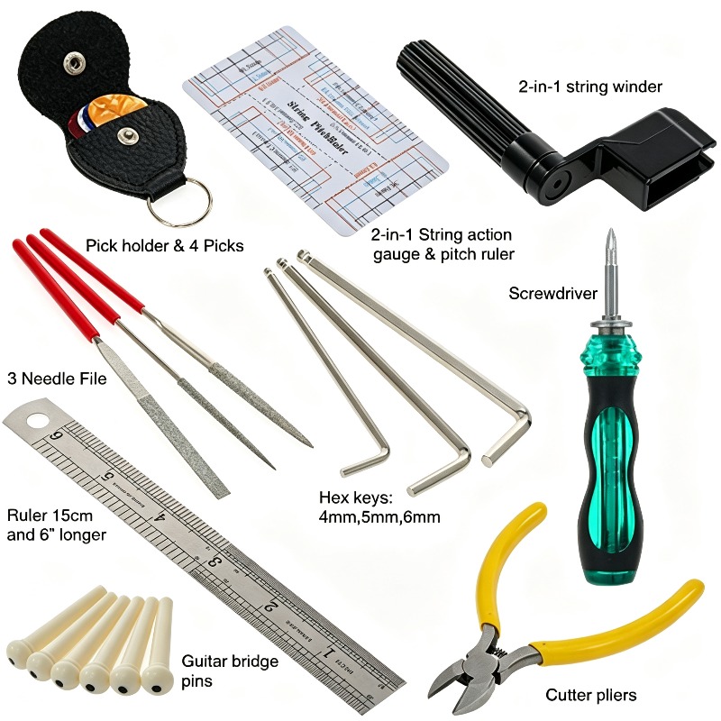 22-teiliges Gitarren-Reparatur – Musical Instrument Strings Bewertung und Preis