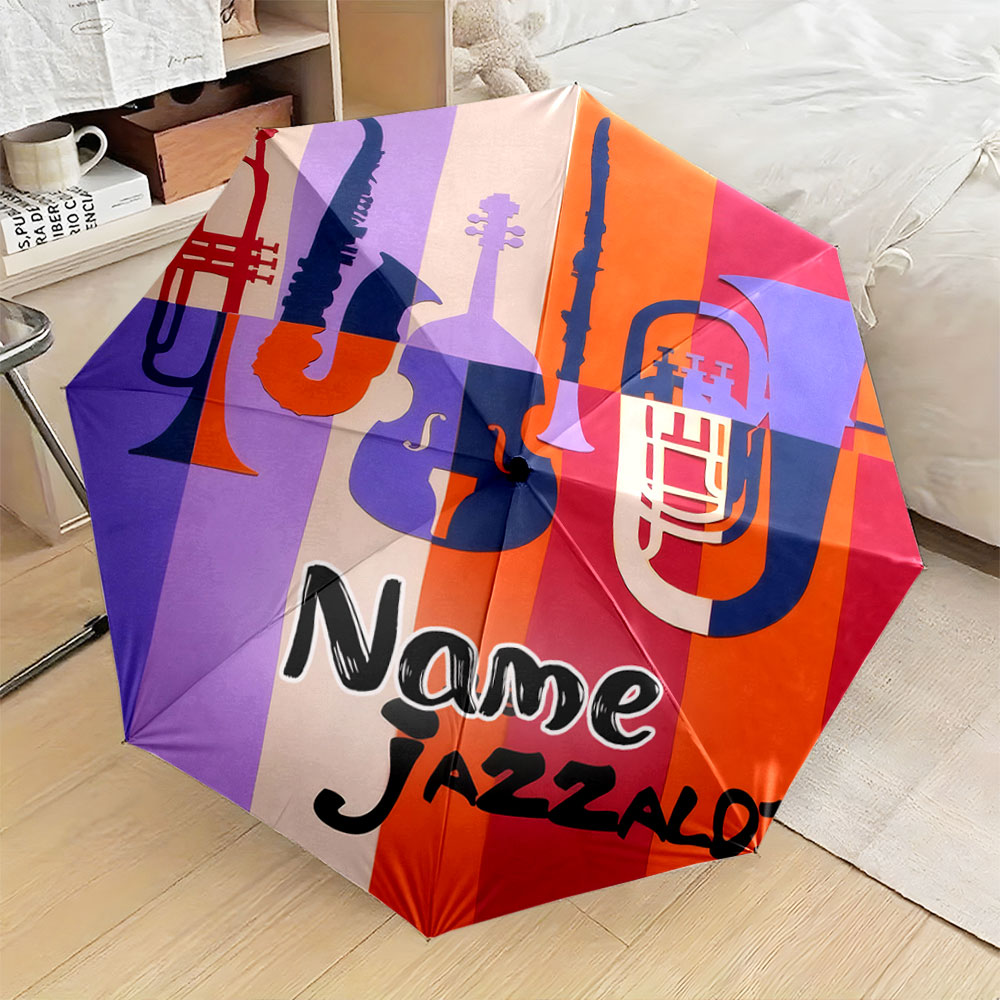 Personalisierter Regenschirm m – Musical Instrument And Name Bewertung und Preis