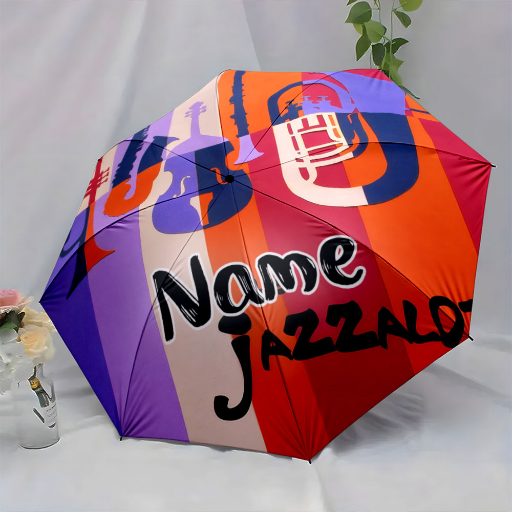Personalisierter Regenschirm m – Musical Instrument And Name Bewertung und Preis
