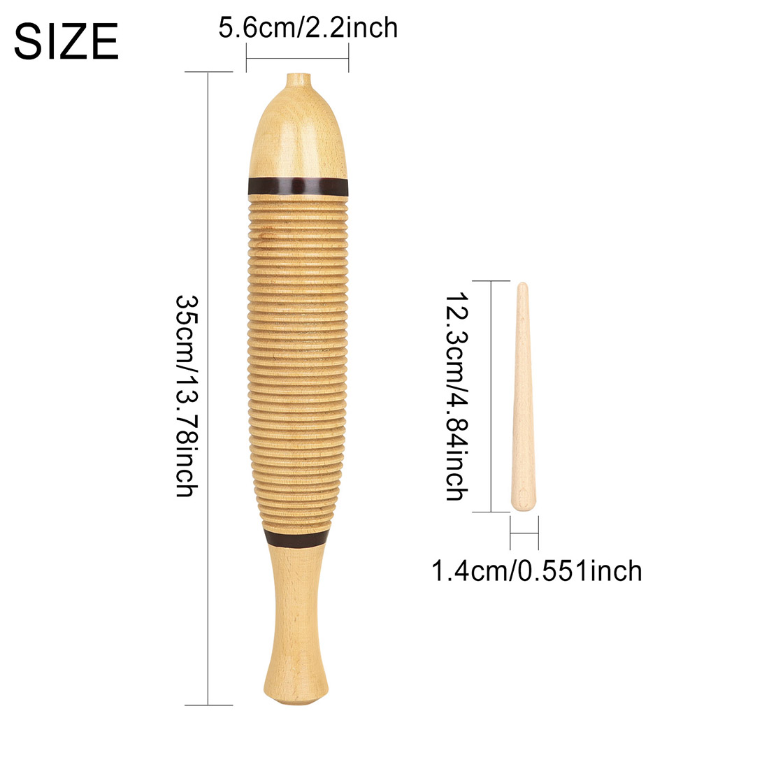 35cm Holzfisch-Werkzeug Handge – Musical Instrument Groups Bewertung und Preis
