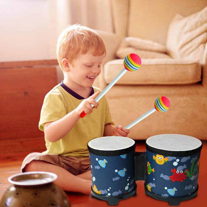 Kinder-Bong-Schlagzeug, niedli – Bongo Drum Set Bewertung und Preis