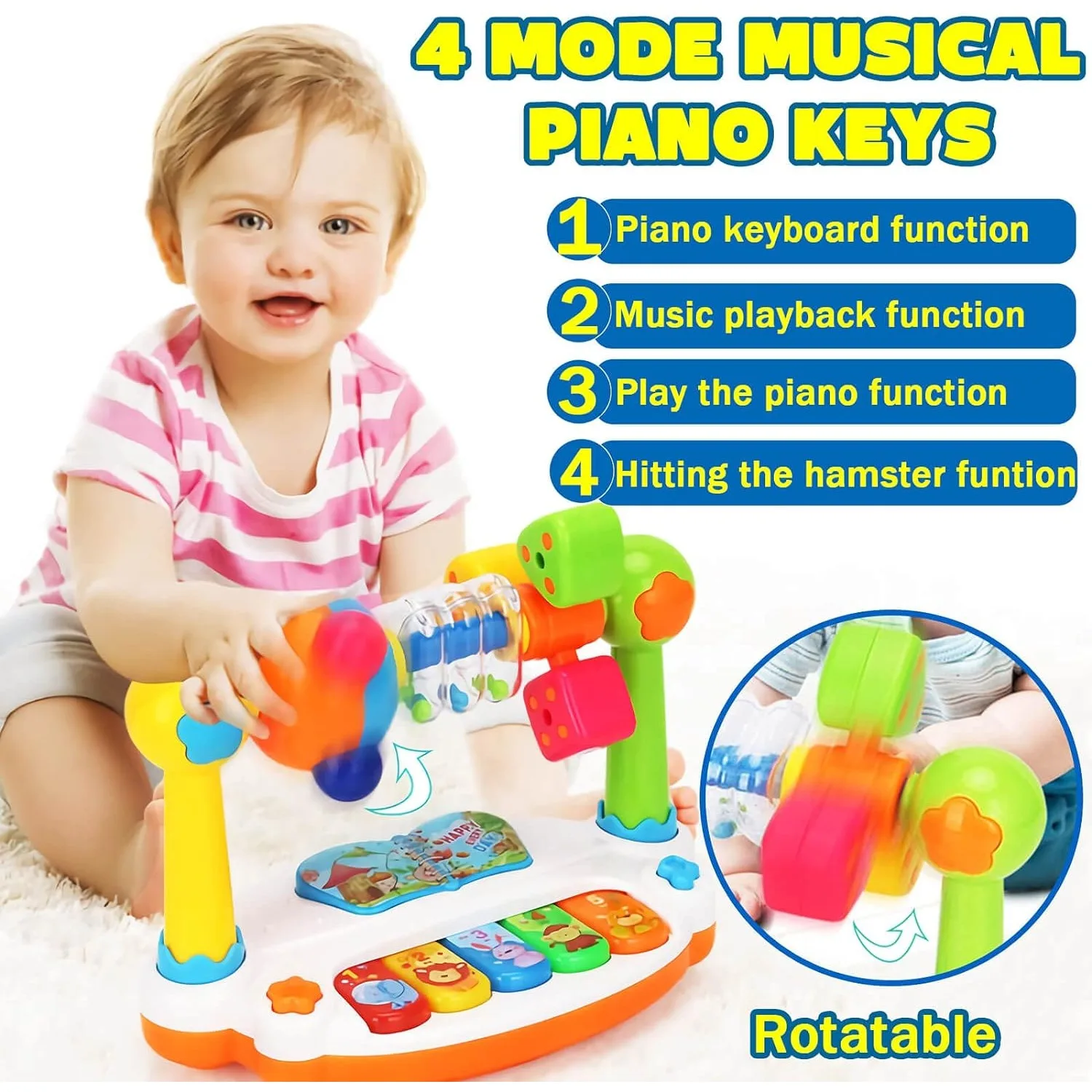 Baby-Spielzeug Trommel Klavier – Musical Instrument For Toddlers Bewertung und Preis