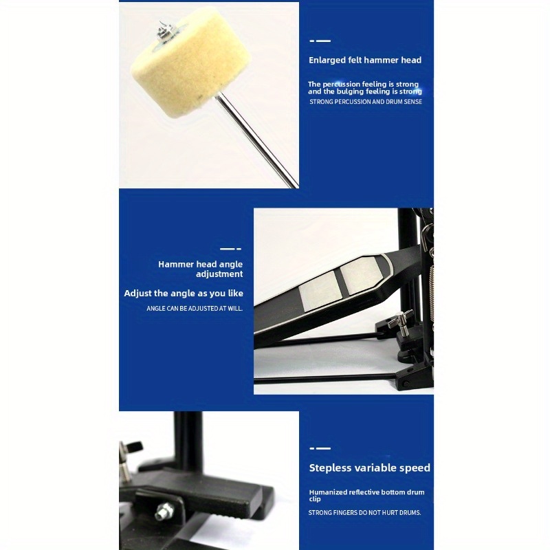 Einzel-Pedal für Schlagzeuge,  – Musical Instrument Kit Bewertung und Preis