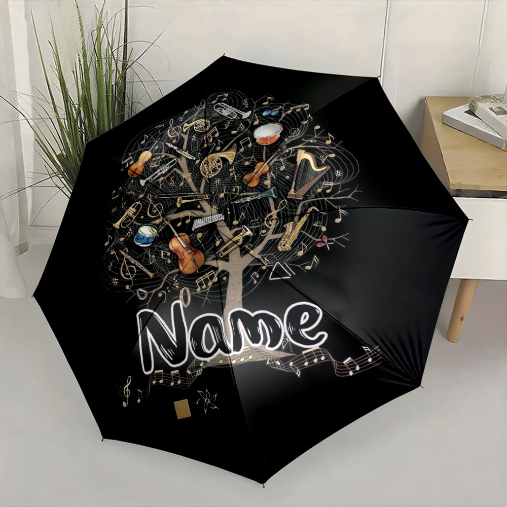Personalisierter Regenschirm m – Musical Instrument And Name Bewertung und Preis