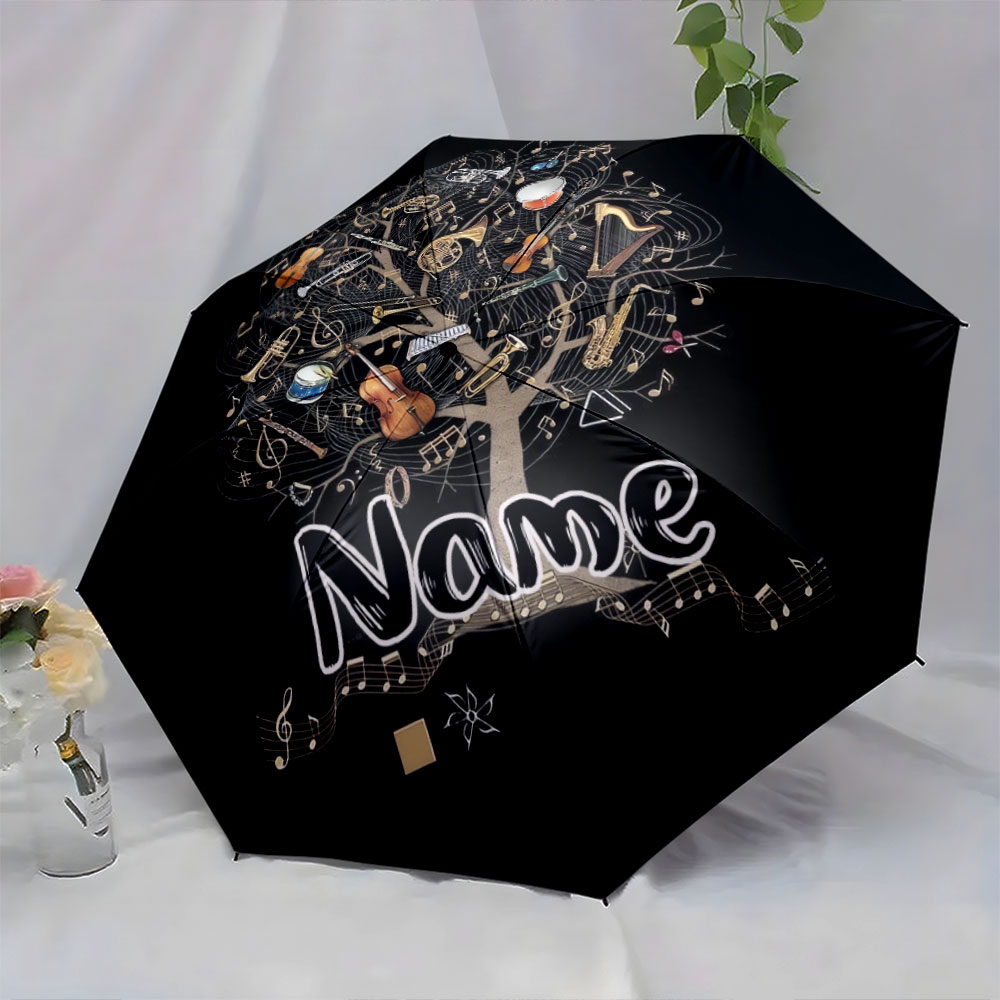 Personalisierter Regenschirm m – Musical Instrument And Name Bewertung und Preis