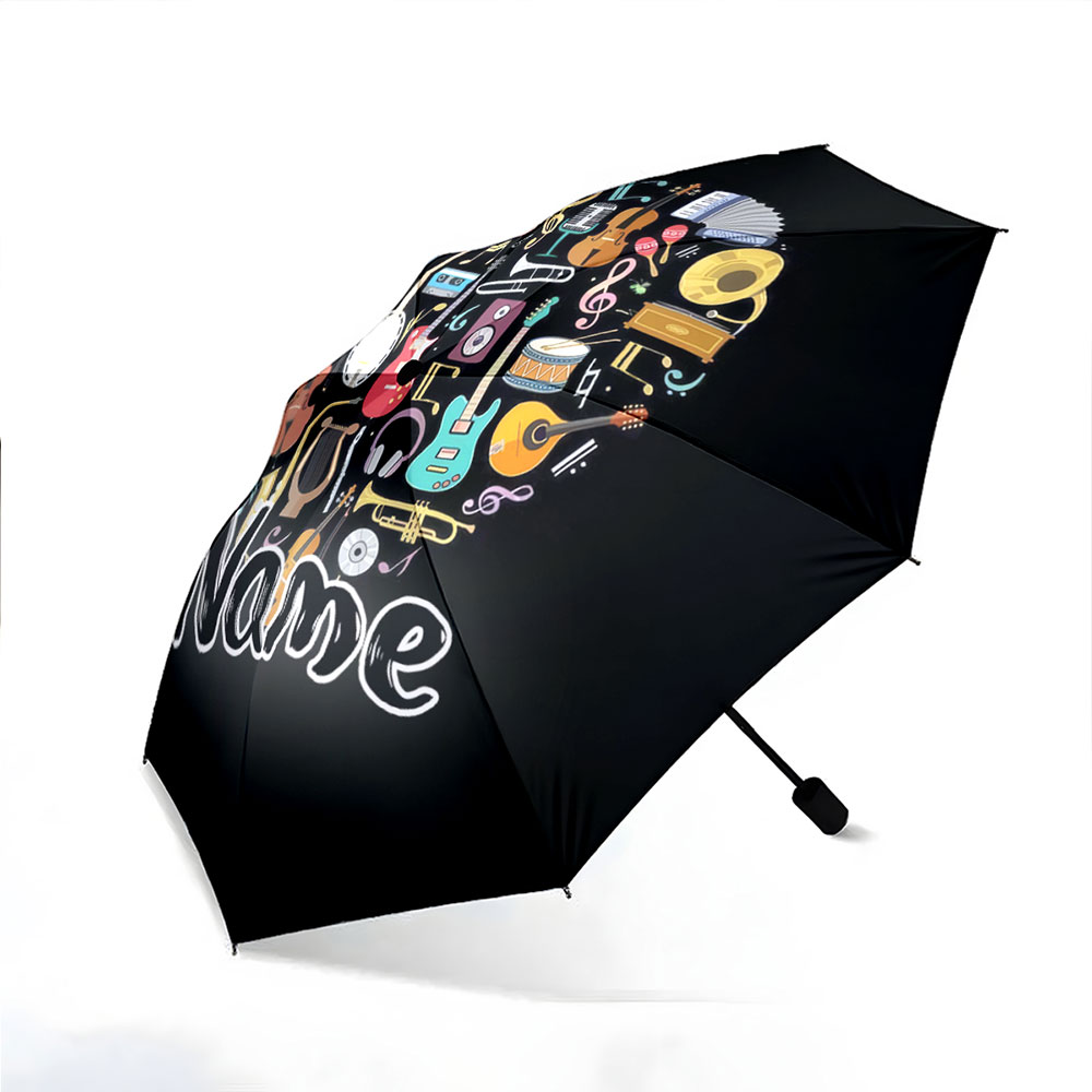 Personalisierter Regenschirm m – Musical Instrument And Name Bewertung und Preis