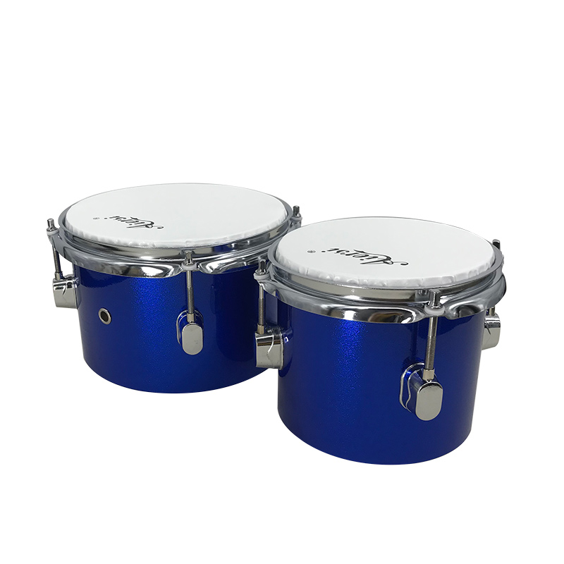Blaue, maßgefertigte 6/8 Zoll  – Bongo Drum Set Bewertung und Preis