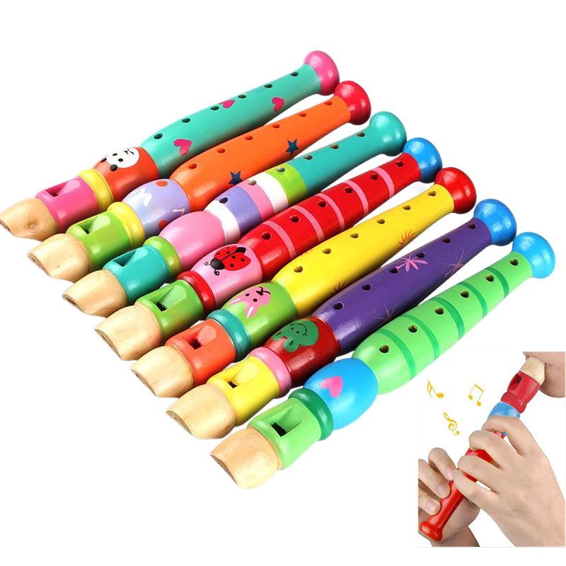 2 stücke Holz Flöte 20 cm Bunt – Musical Instrument For Toddlers Bewertung und Preis