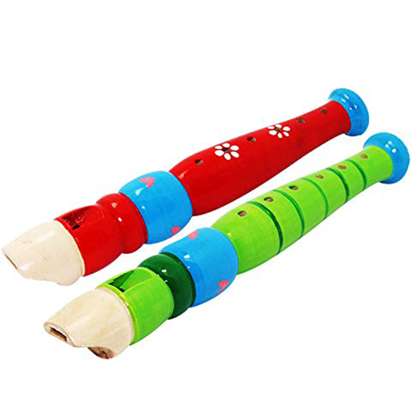 2 stücke Holz Flöte 20 cm Bunt – Musical Instrument For Toddlers Bewertung und Preis