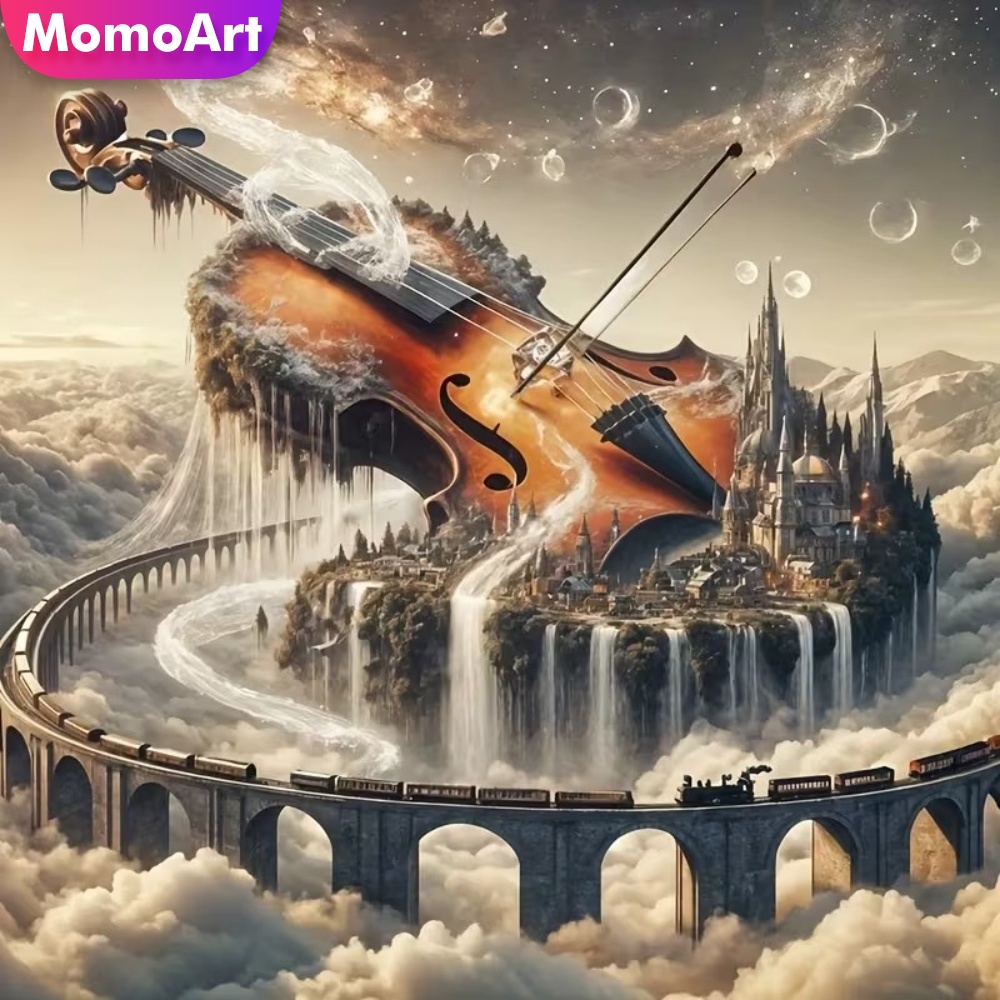 Momoart Diamant-Malerei Violin – Musical Instrument Fagot Bewertung und Preis