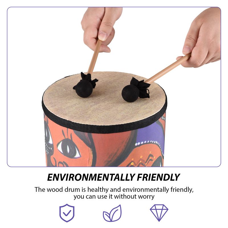 7 Zoll Bongo Drums Holz tromme – Bongo Drum Set Bewertung und Preis